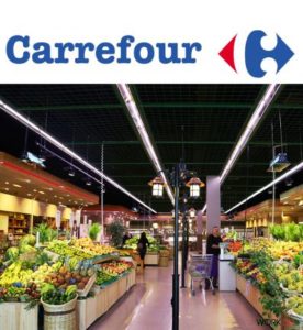 Карщик на складе Carrefour