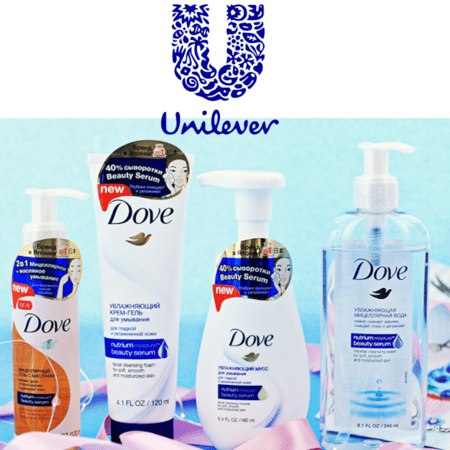 Упаковка продукции фирмы Unilever